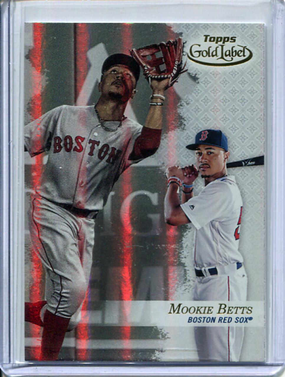 Mookie Betts 2017 Gold Label #75 Class 1