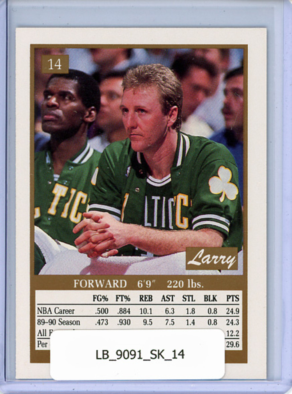 Larry Bird 1990-91 Skybox #14