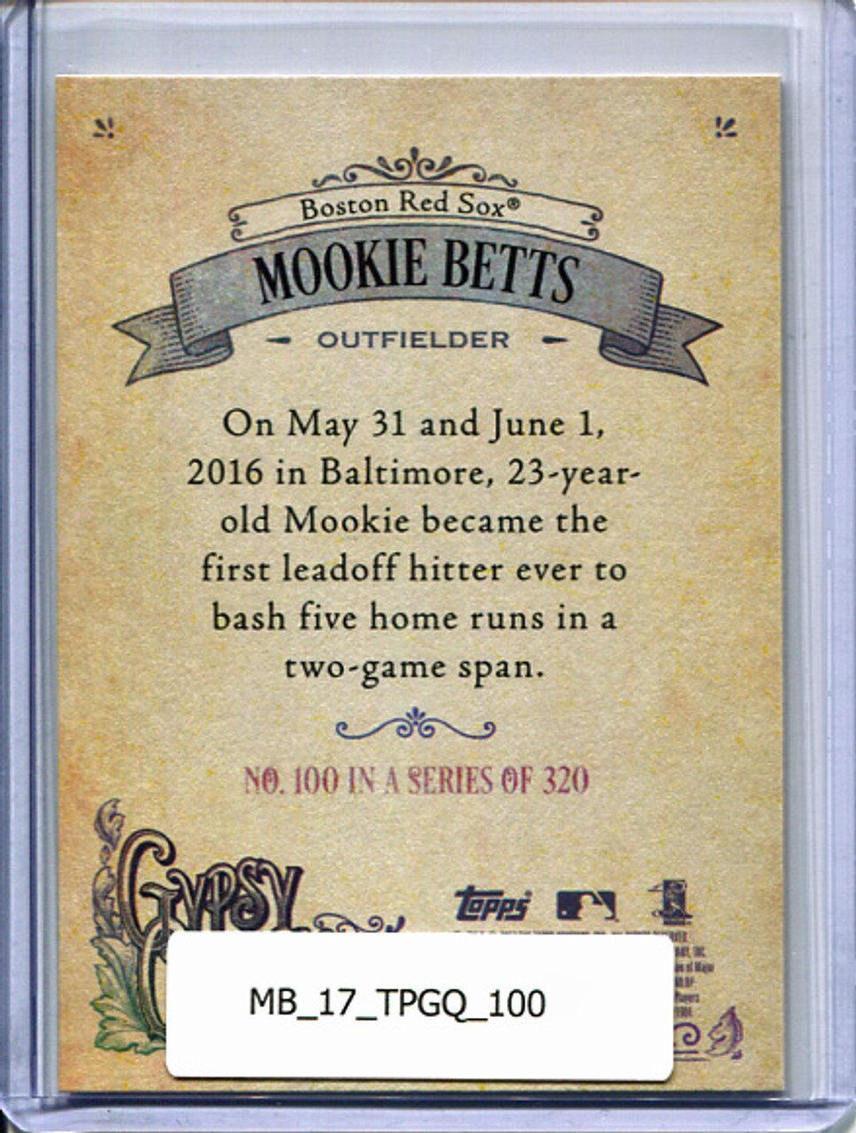 Mookie Betts 2017 Gypsy Queen #100