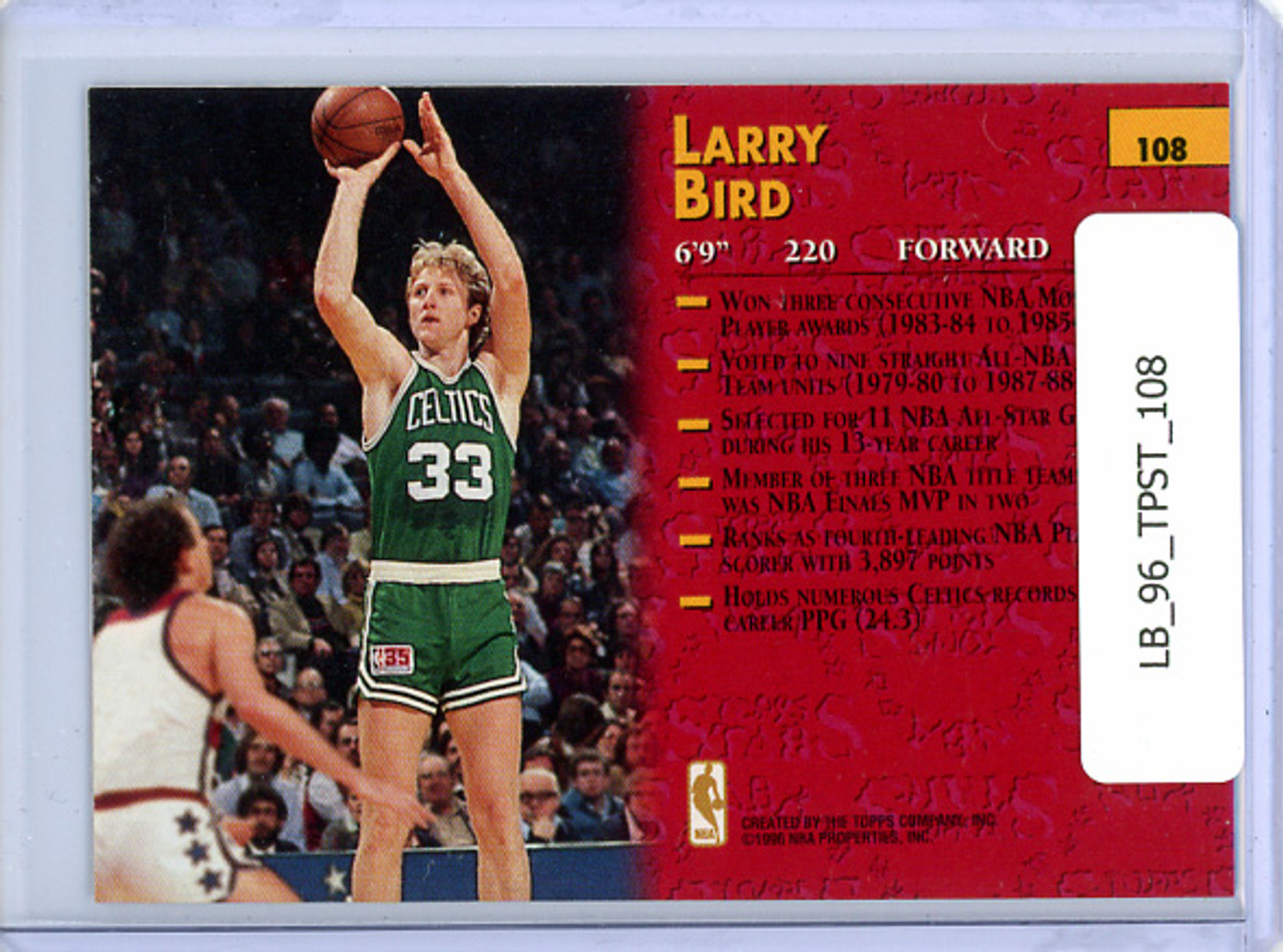 Larry Bird 1996 Topps Stars #108