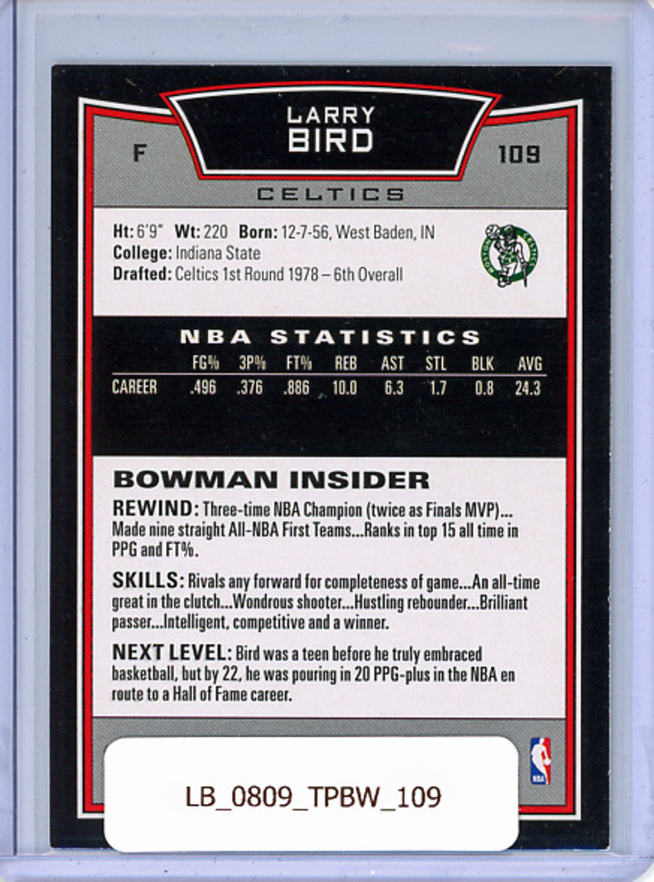 Larry Bird 2008-09 Bowman #109