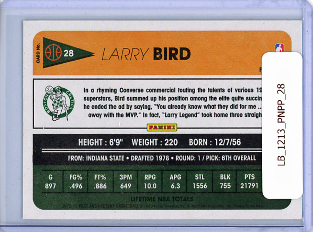 Larry Bird 2012-13 Past & Present #28