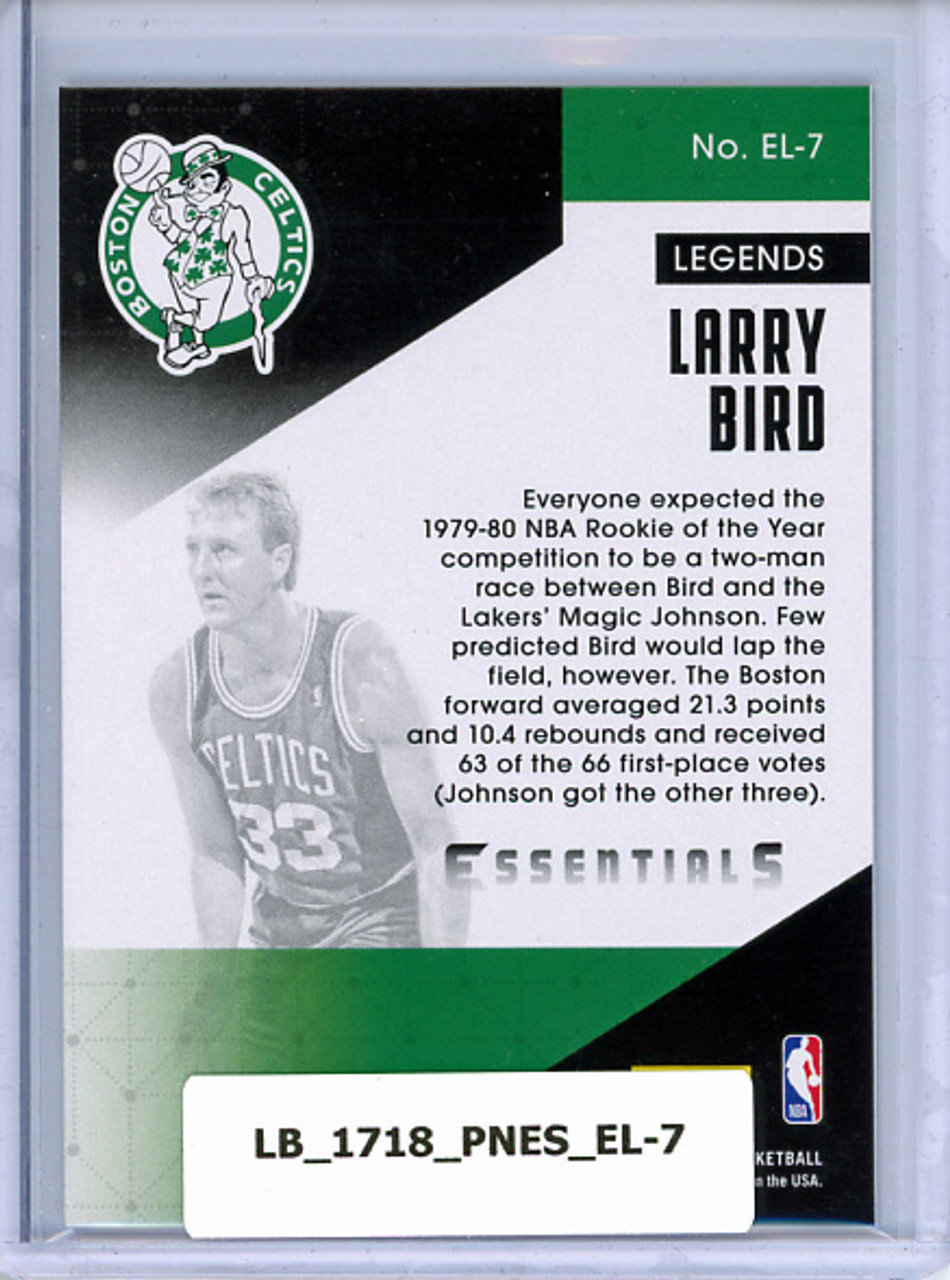 Larry Bird 2017-18 Essentials, Essential Legends #EL-7