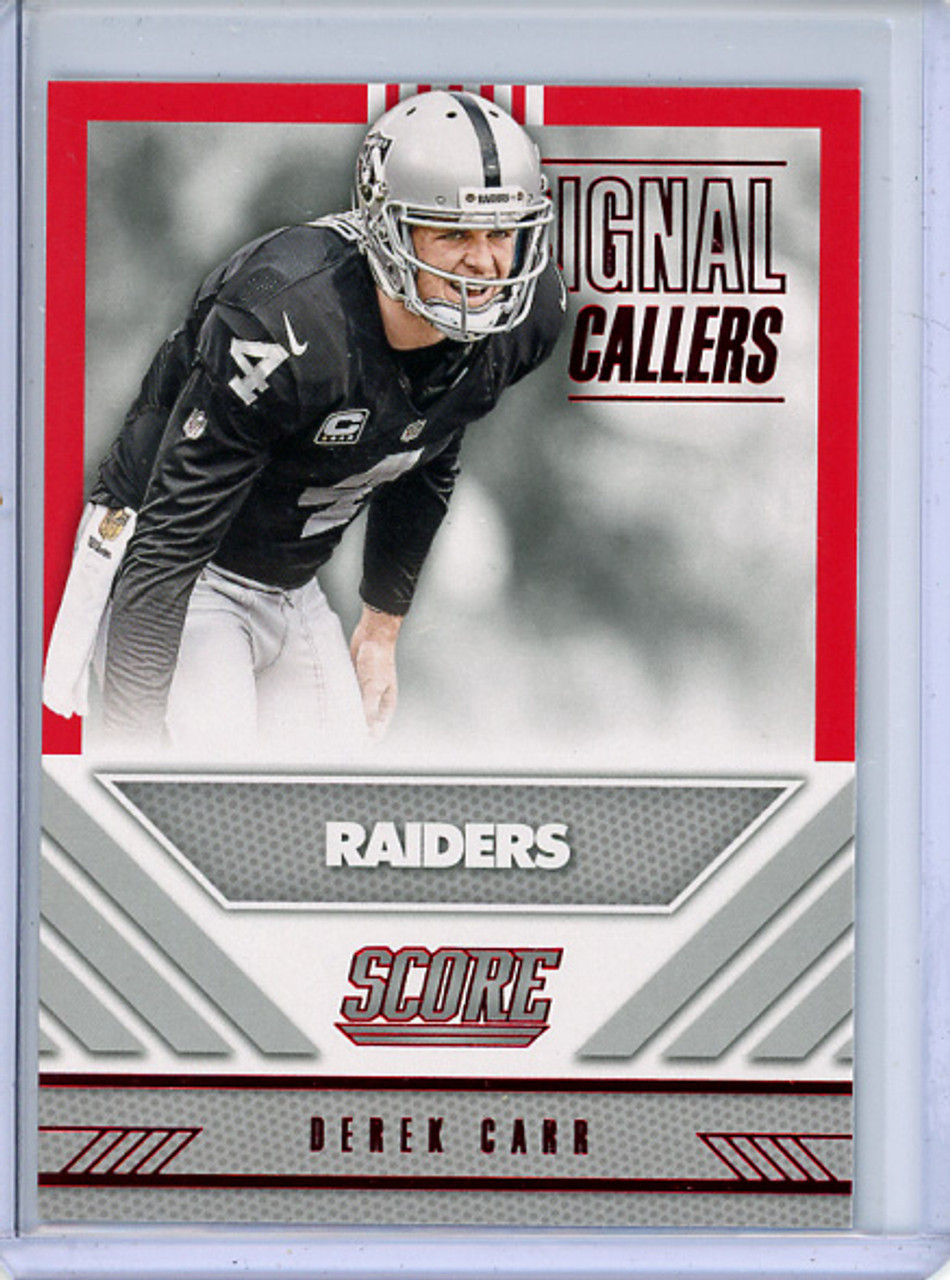 Derek Carr 2016 Score, Signal Callers #18 Red