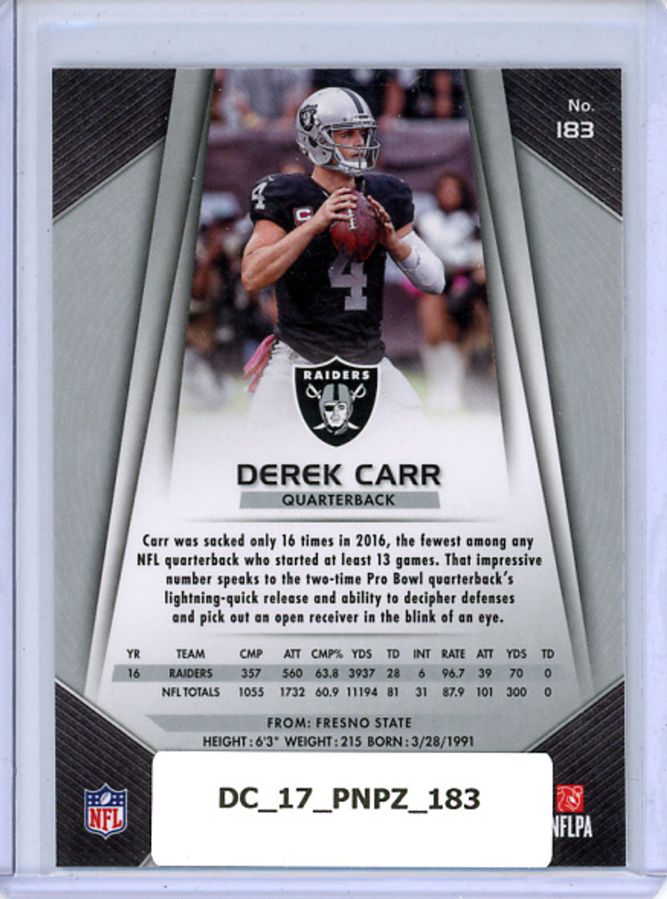 Derek Carr 2017 Prizm #183