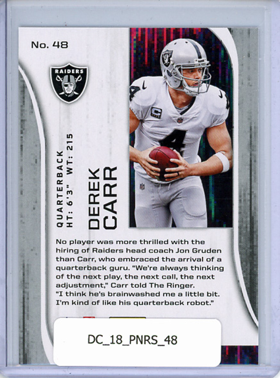 Derek Carr 2018 Rookies & Stars #48