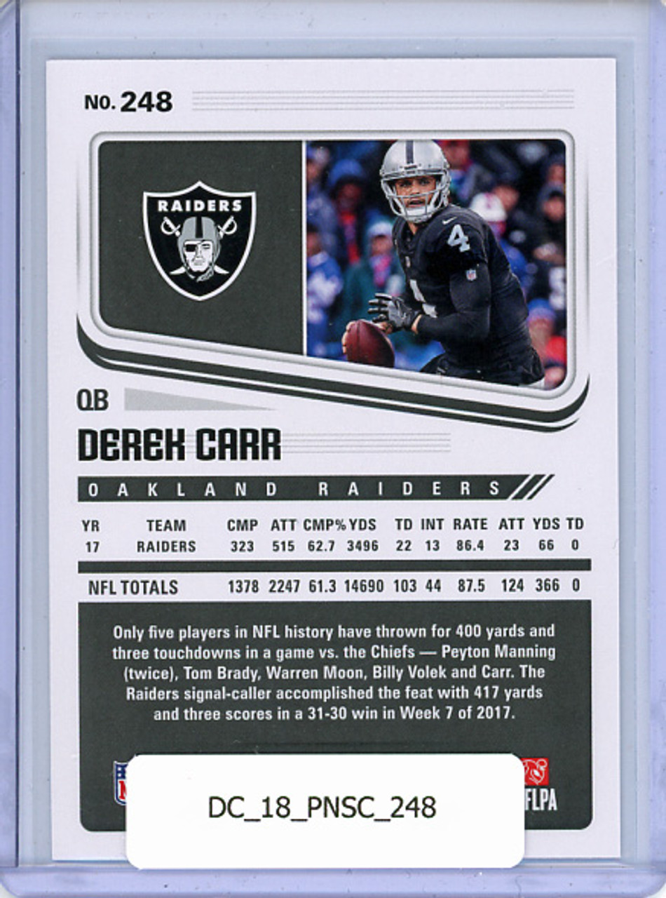 Derek Carr 2018 Score #248