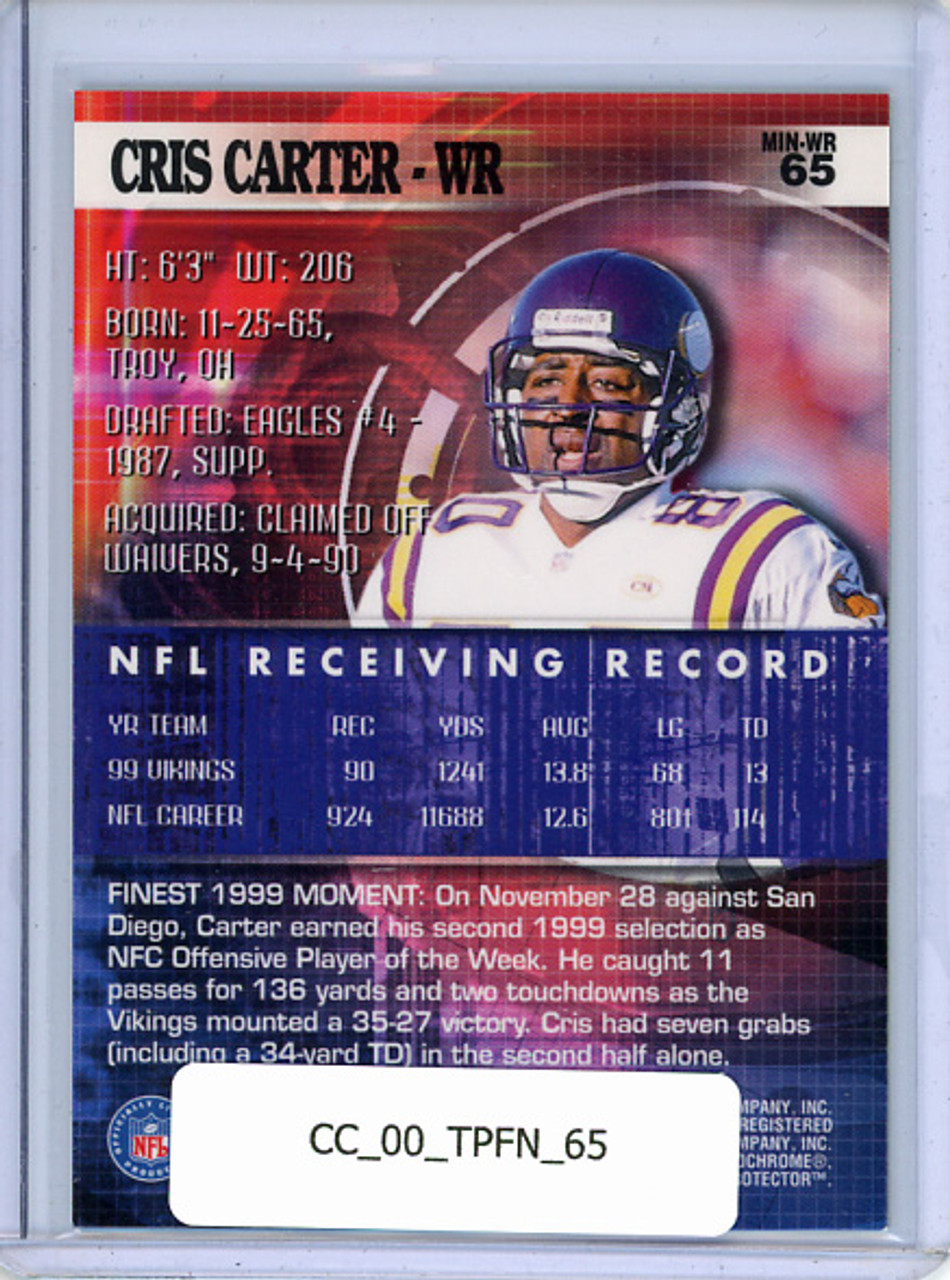 Cris Carter 2000 Finest #65