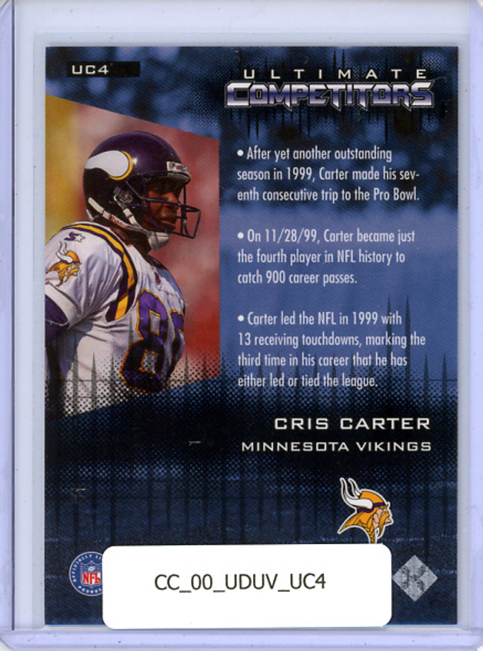 Cris Carter 2000 Ultimate Victory, Ultimate Competitors #UC4
