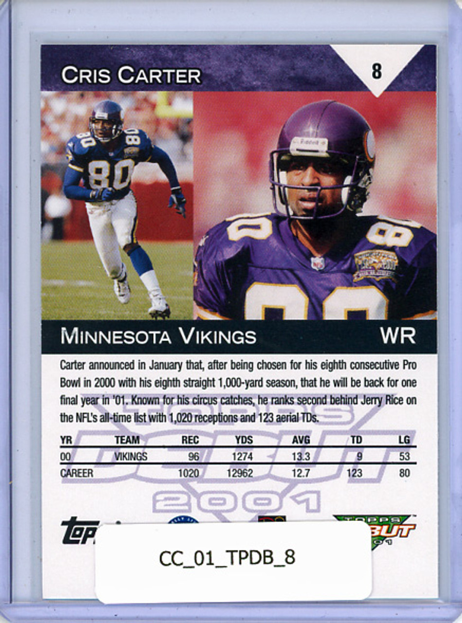 Cris Carter 2001 Topps Debut #8