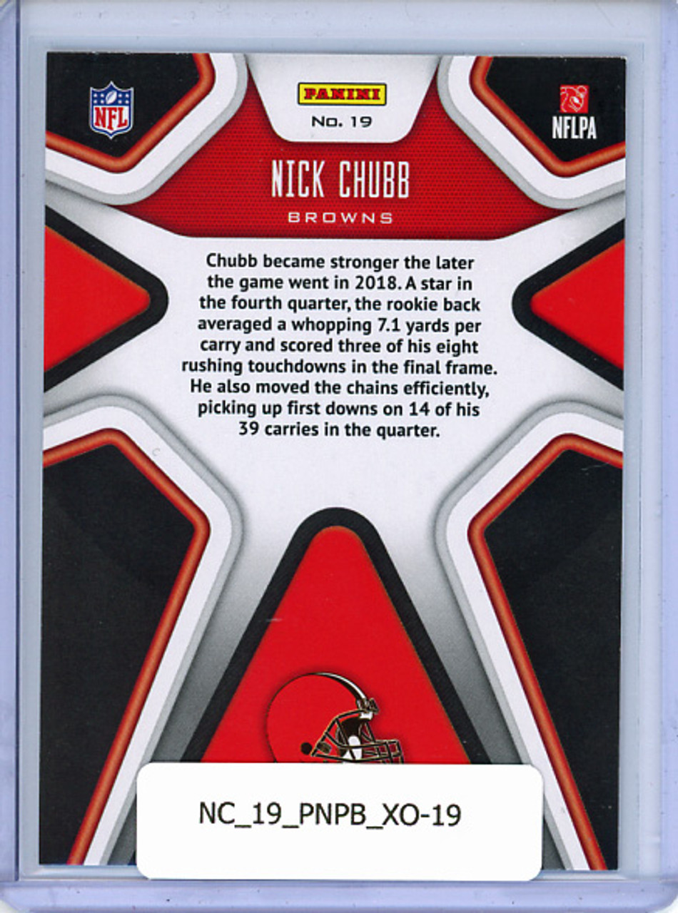 Nick Chubb 2019 Playbook, X's and O's #19