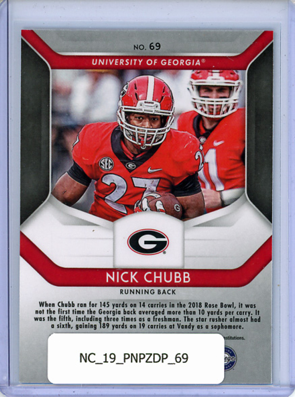 Nick Chubb 2019 Prizm Draft Picks #69