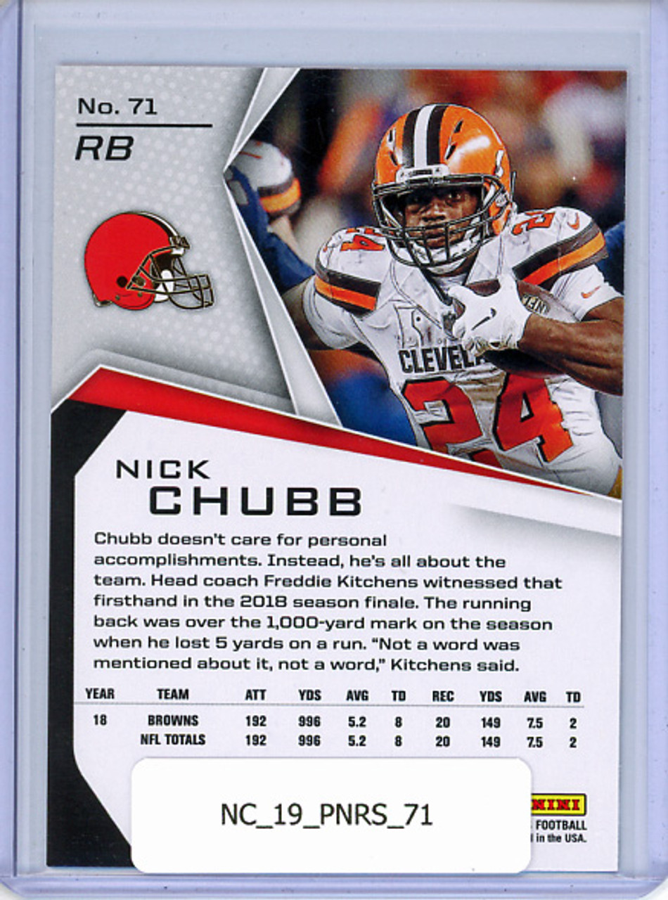 Nick Chubb 2019 Rookies & Stars #71