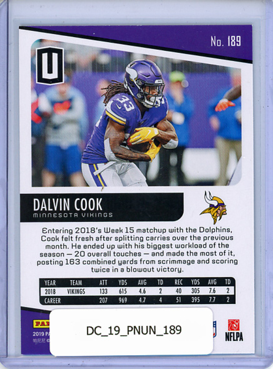 Dalvin Cook 2019 Unparalleled #189