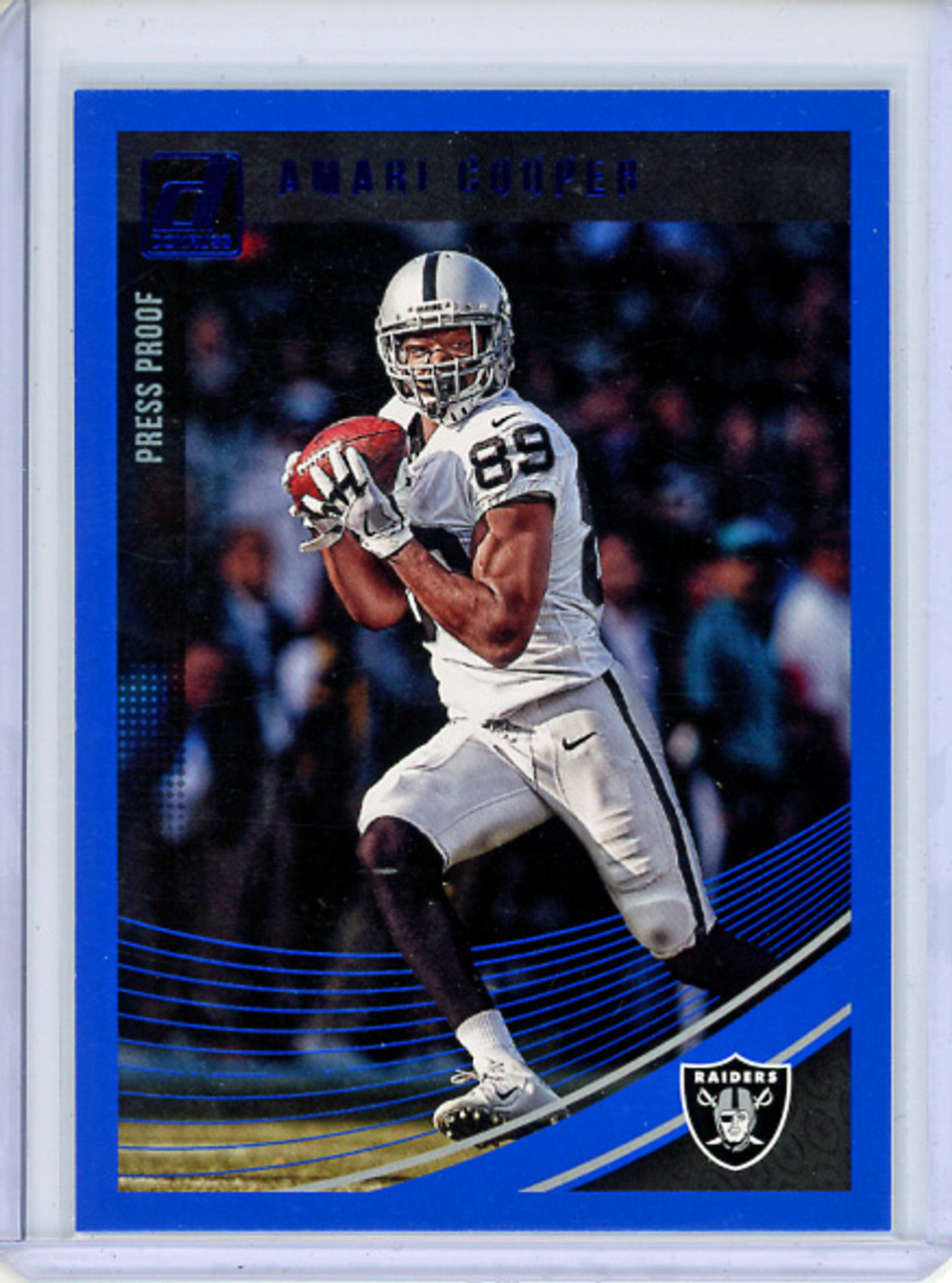 Amari Cooper 2018 Donruss #219 Press Proof Blue