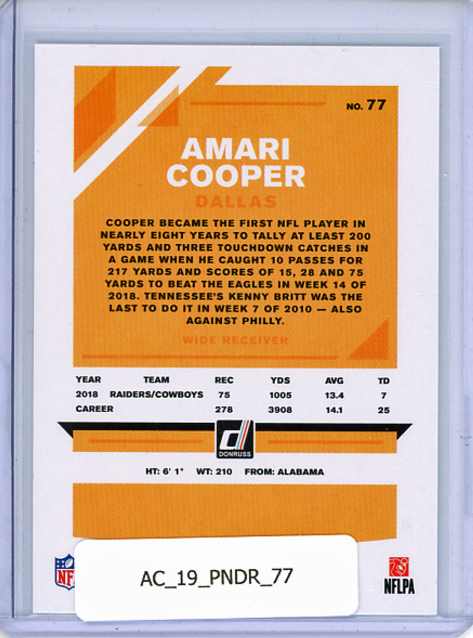 Amari Cooper 2019 Donruss #77