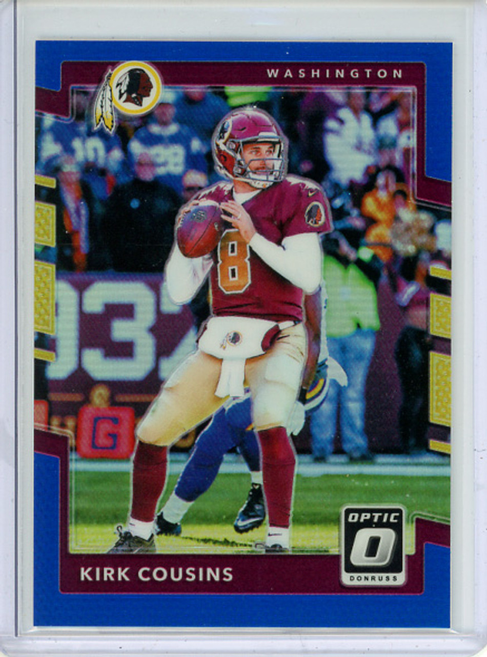 Kirk Cousins 2017 Donruss Optic #58 Blue (#099/149)