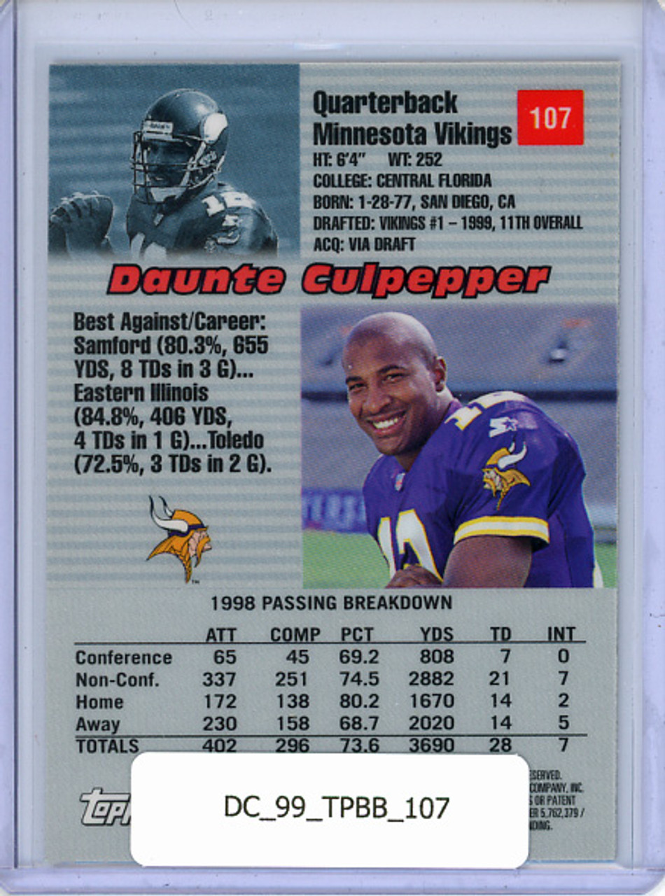 Daunte Culpepper 1999 Bowman's Best #107