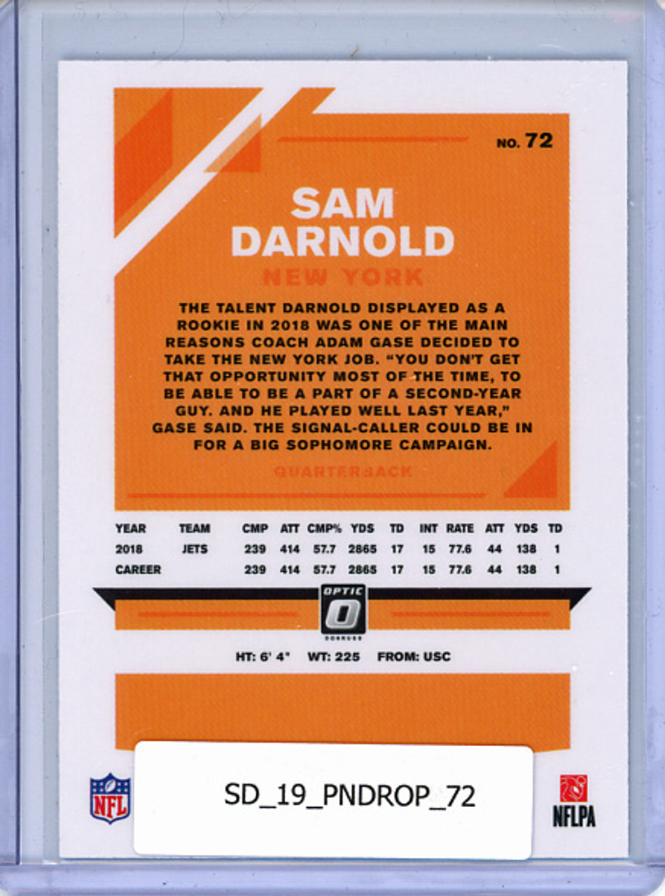 Sam Darnold 2019 Donruss Optic #72