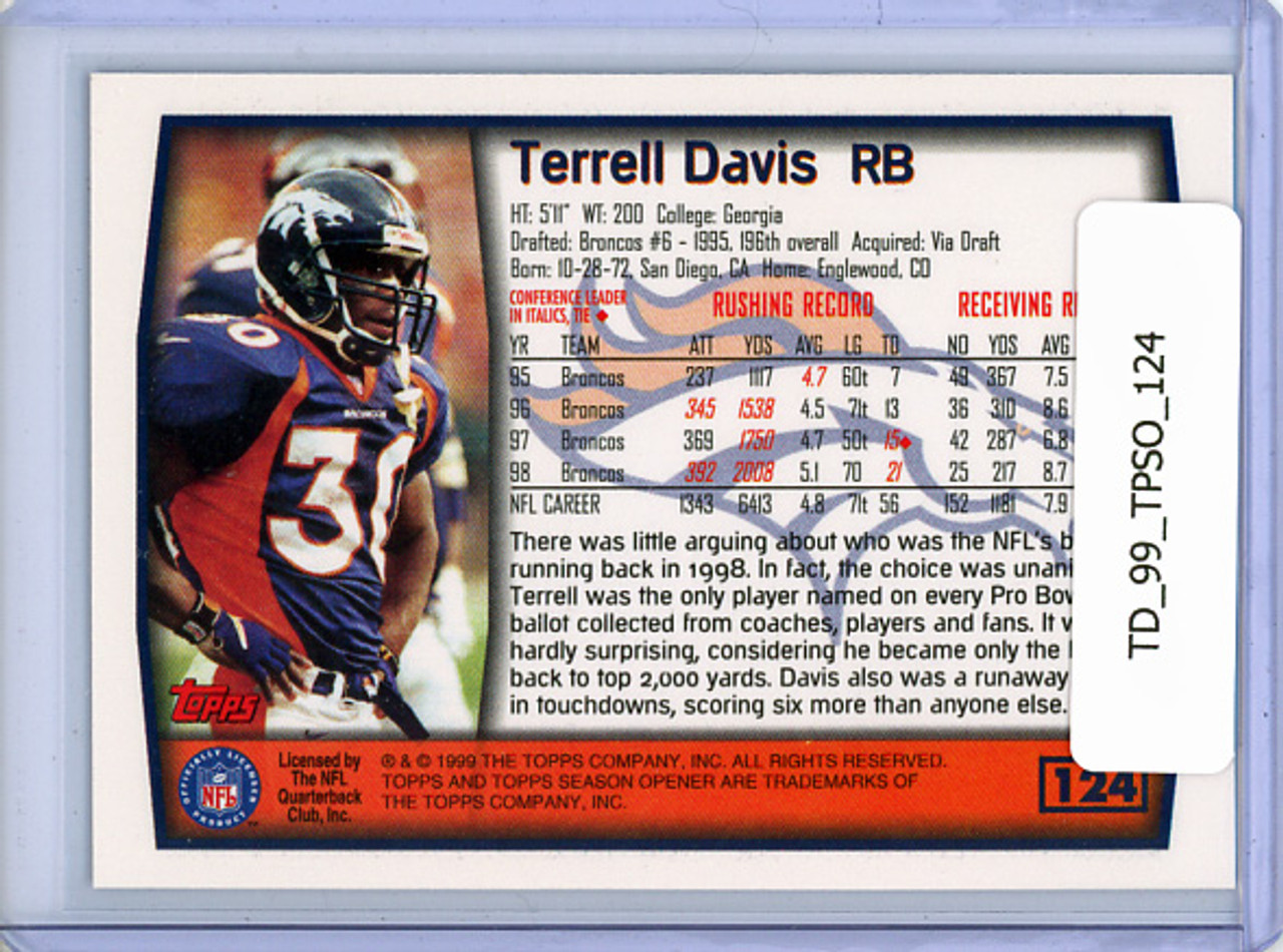 Terrell Davis 1999 Topps Season Opener #124