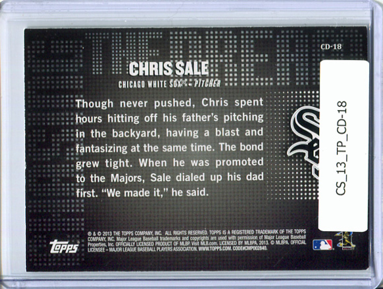 Chris Sale 2013 Topps, Chasing the Dream #CD-18