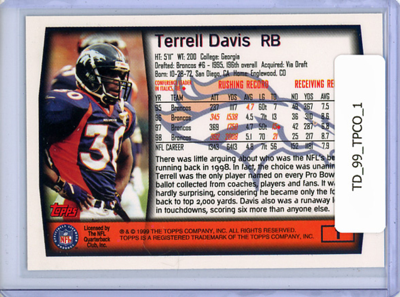 Terrell Davis 1999 Topps Collection #1