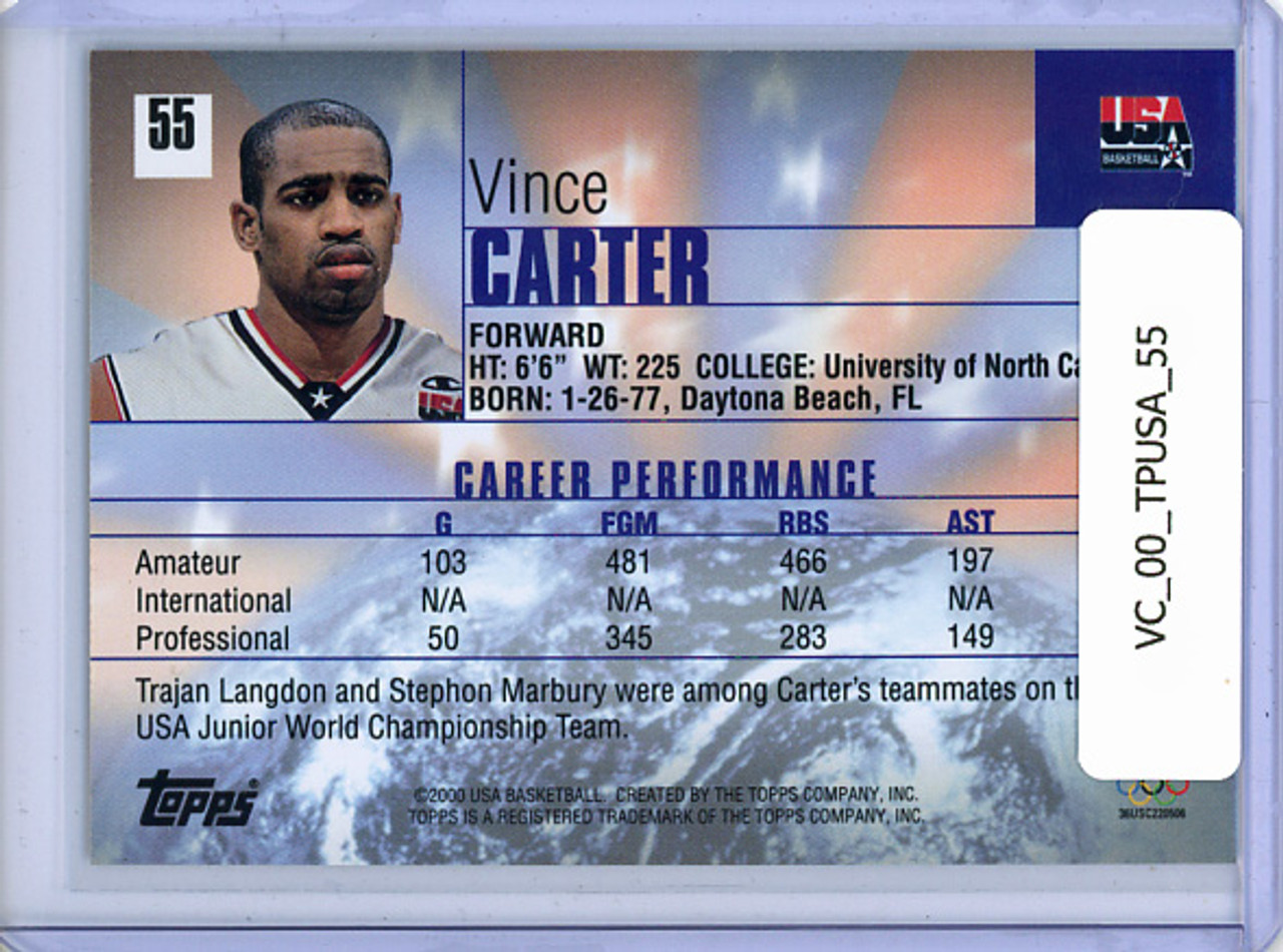 Vince Carter 2000 Topps USA #55