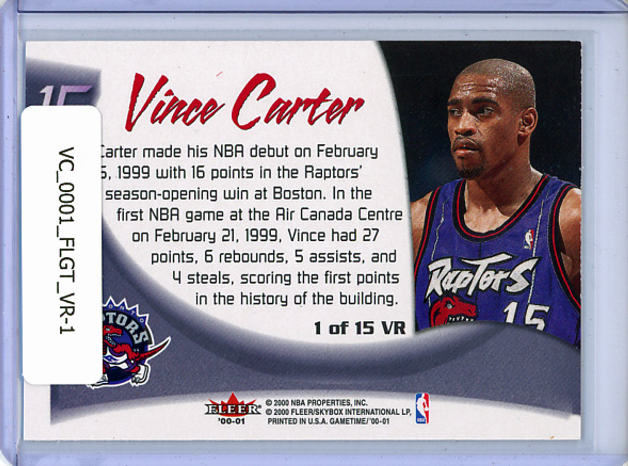 Vince Carter 2000-01 Game Time, Vince and the Revolution #VR1