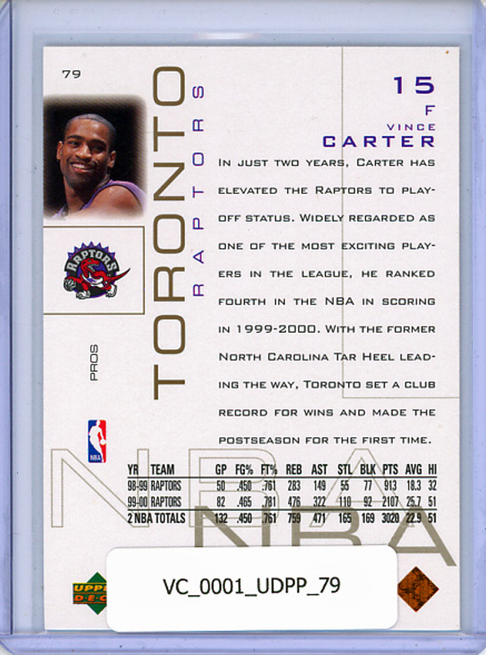 Vince Carter 2000-01 Pros & Prospects #79