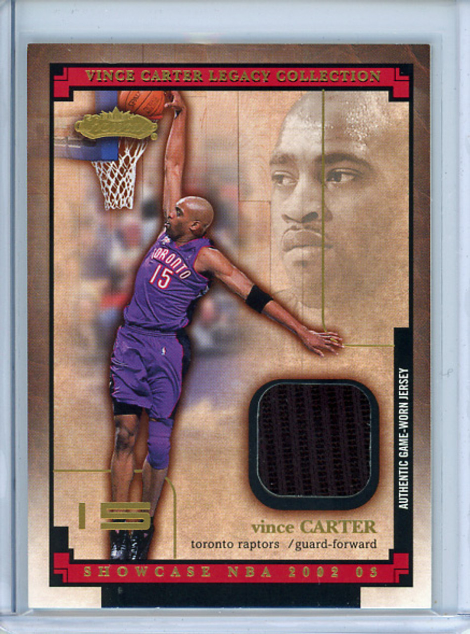 Vince Carter 2002-03 Showcase, Vince Carter Legacy Collection Game-Worn #2 Jersey (1)