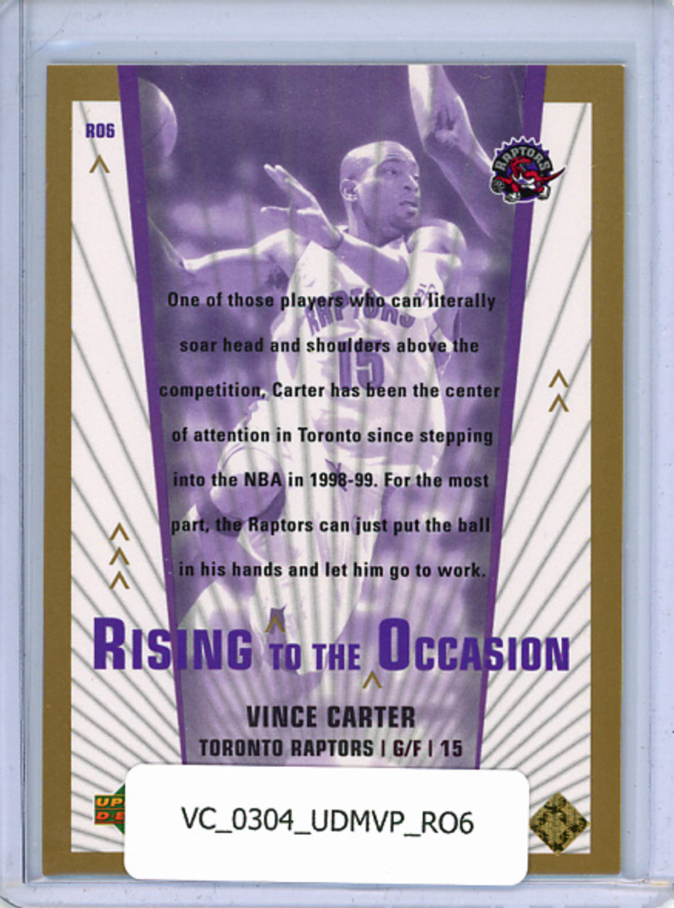 Vince Carter 2003-04 MVP, Rising to the Occasion #RO6