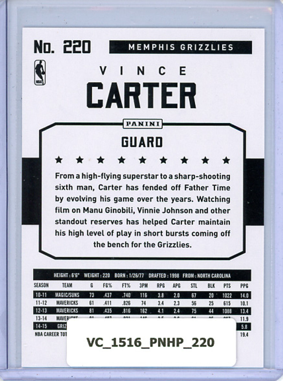 Vince Carter 2015-16 Hoops #220