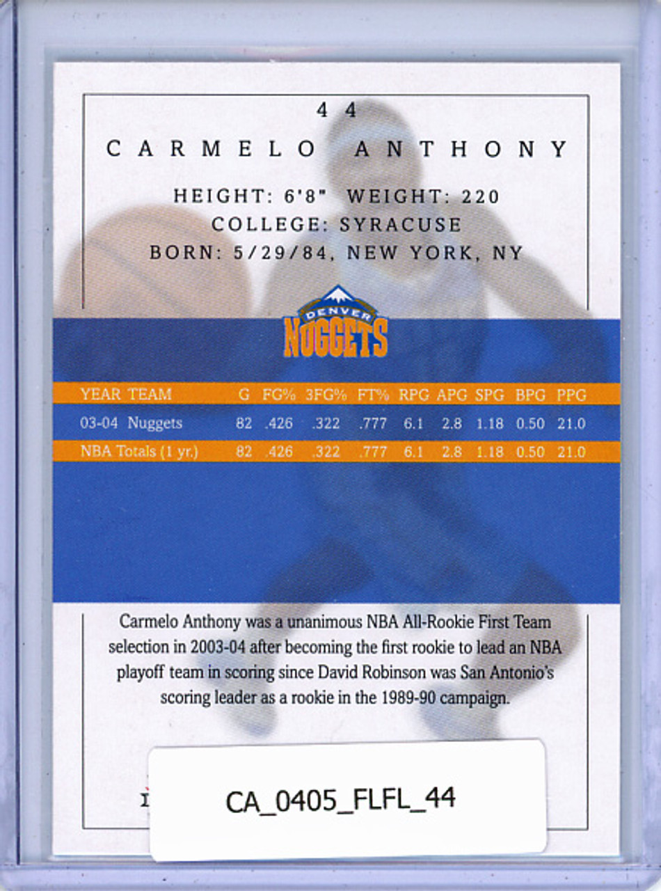 Carmelo Anthony 2004-05 Flair #44