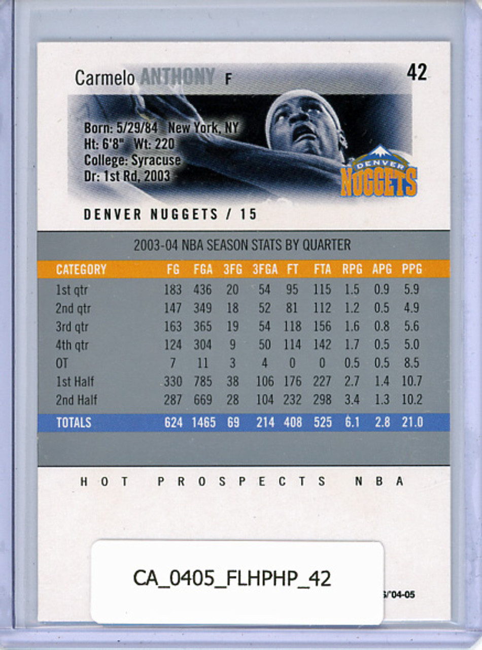 Carmelo Anthony 2004-05 Hoops Hot Prospects #42