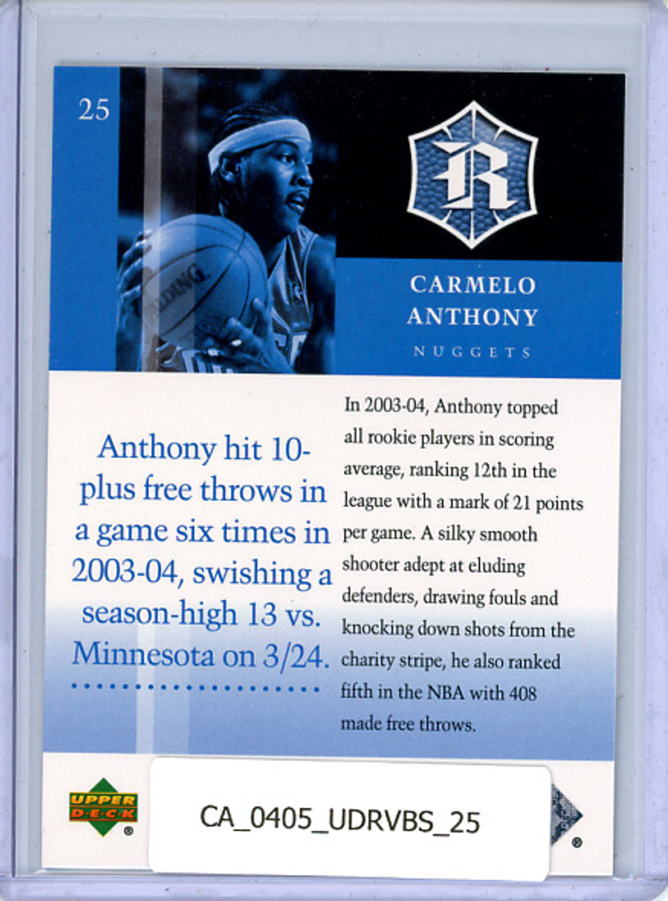 Carmelo Anthony 2004-05 Upper Deck Rivals Box Set #25