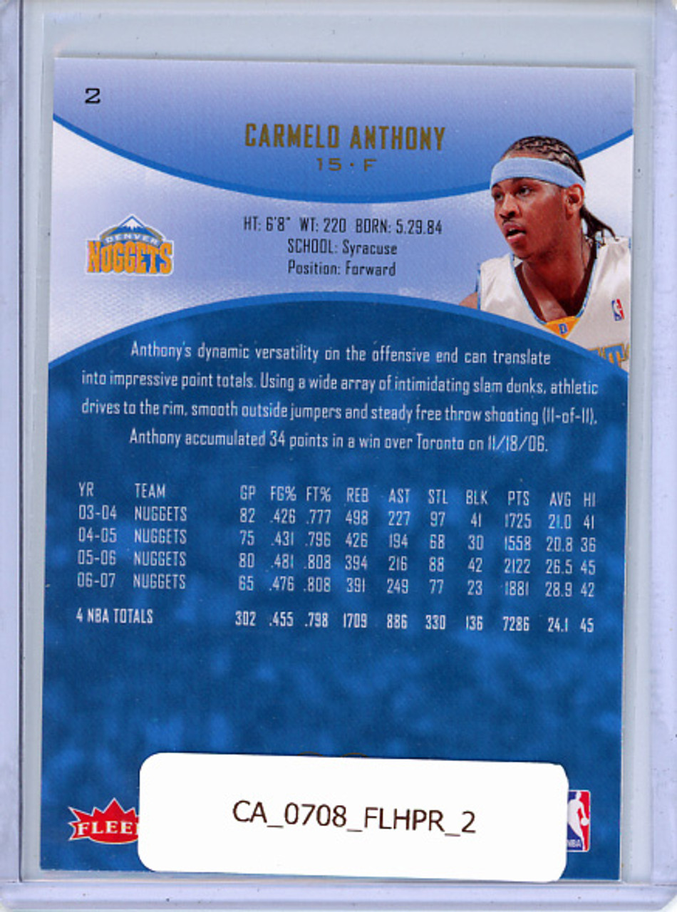 Carmelo Anthony 2007-08 Hot Prospects #2