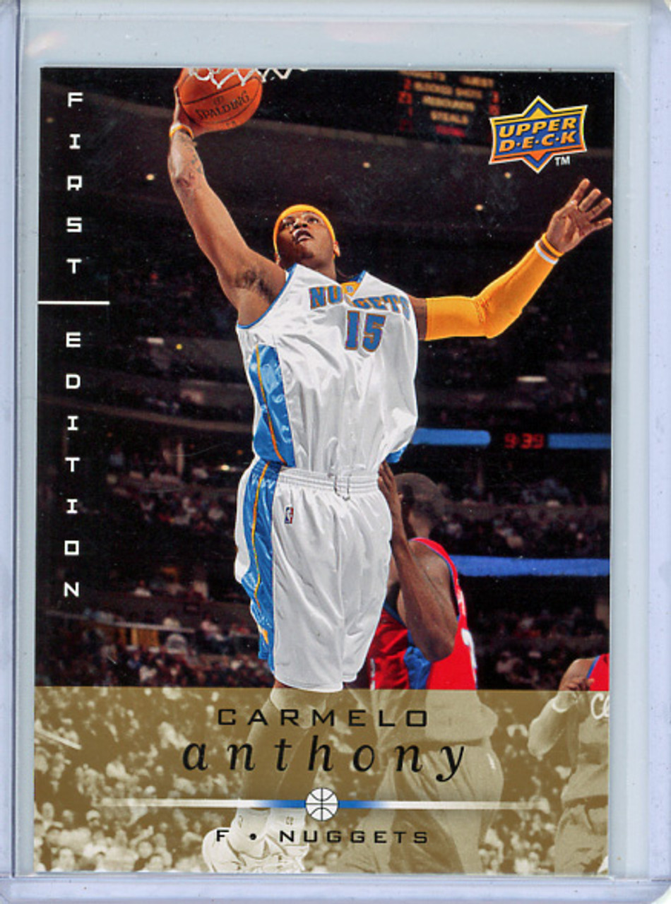 Carmelo Anthony 2008-09 Upper Deck First Edition #42 Gold