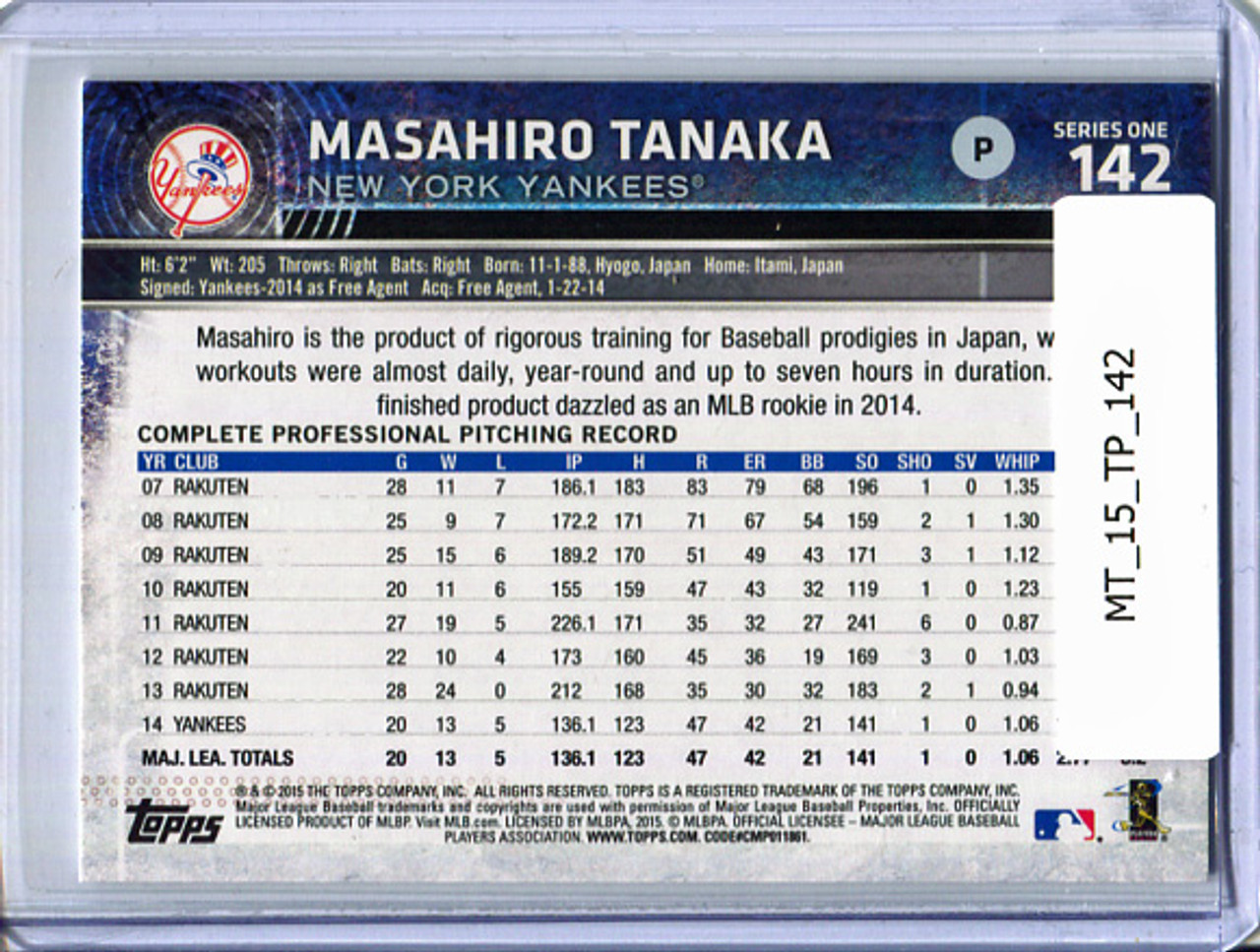 Masahiro Tanaka 2015 Topps #142