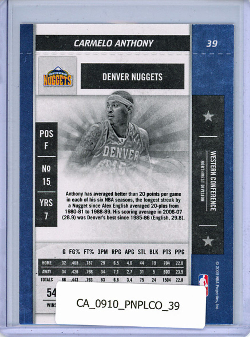 Carmelo Anthony 2009-10 Playoff Contenders #39