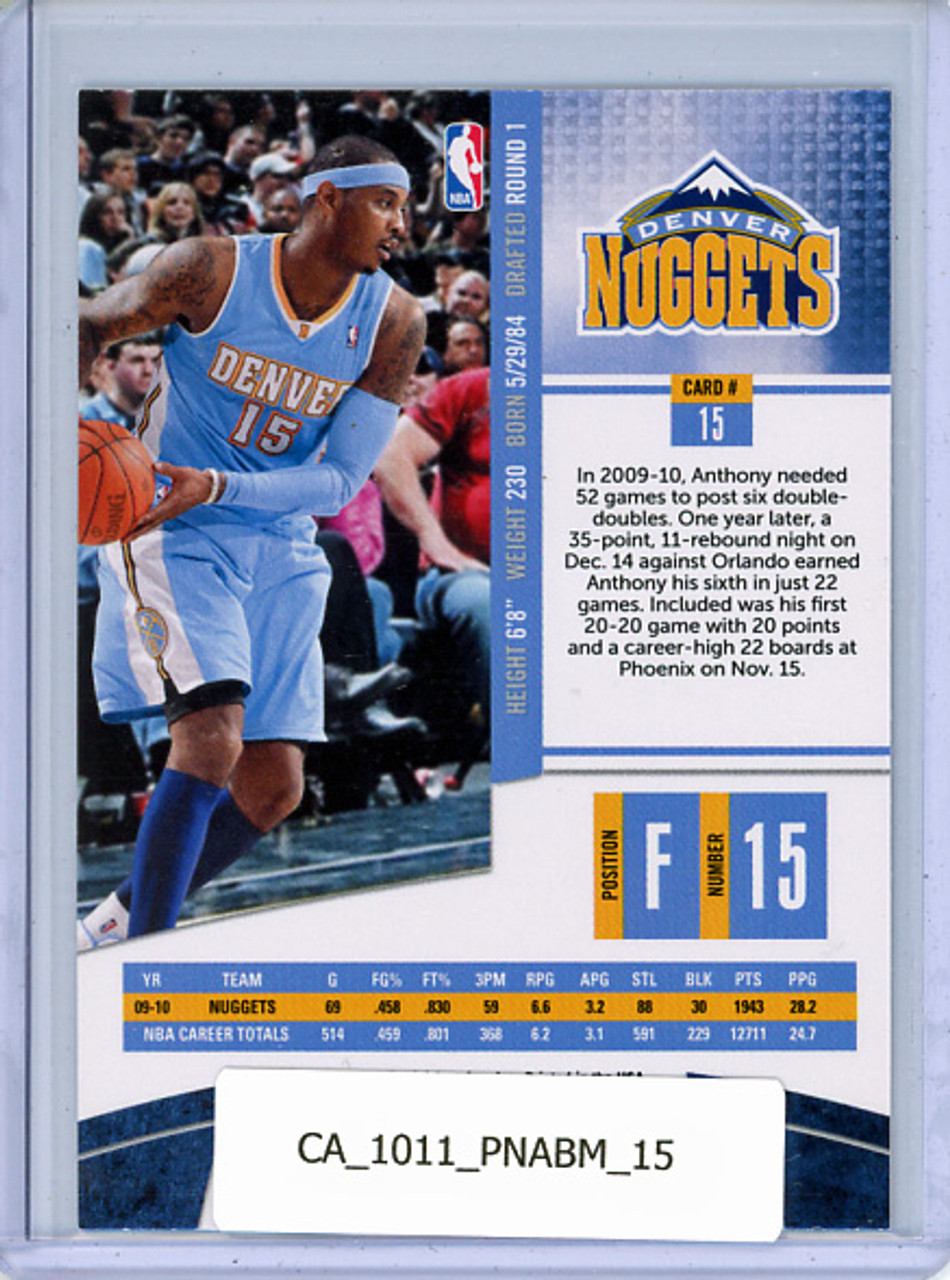 Carmelo Anthony 2010-11 Absolute #15
