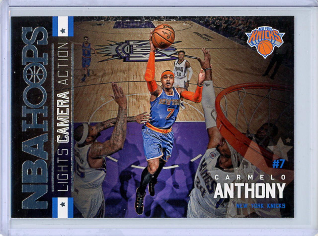 Carmelo Anthony 2015-16 Hoops, Lights Camera Action #19