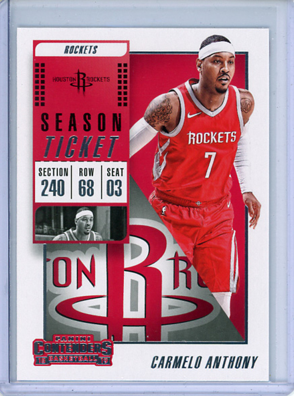 Carmelo Anthony 2018-19 Contenders #48