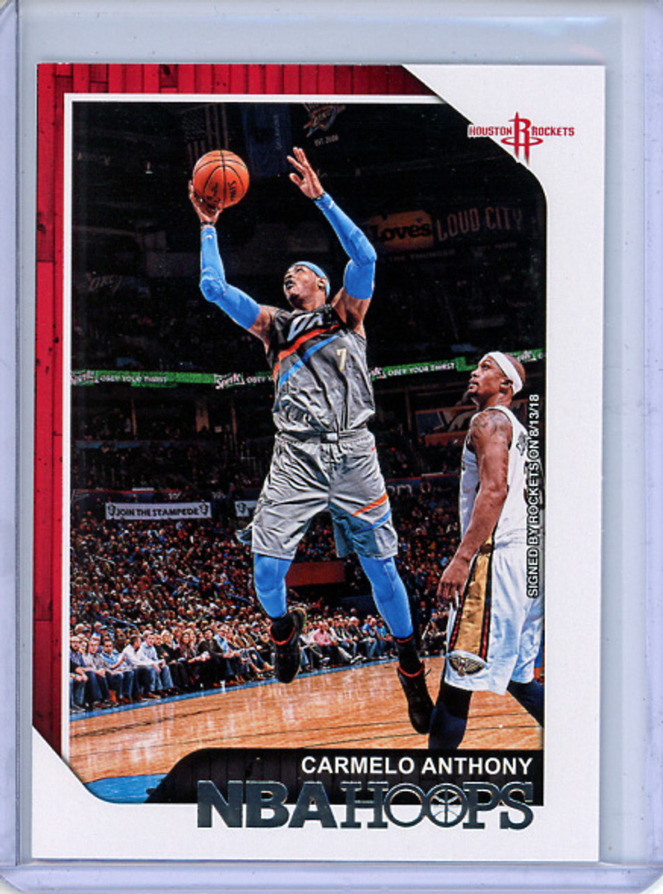 Carmelo Anthony 2018-19 Hoops #20