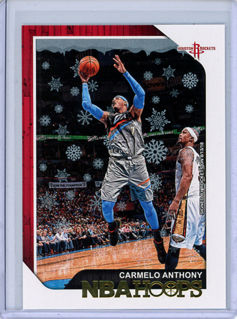 Carmelo Anthony 2018-19 Hoops #20 Winter