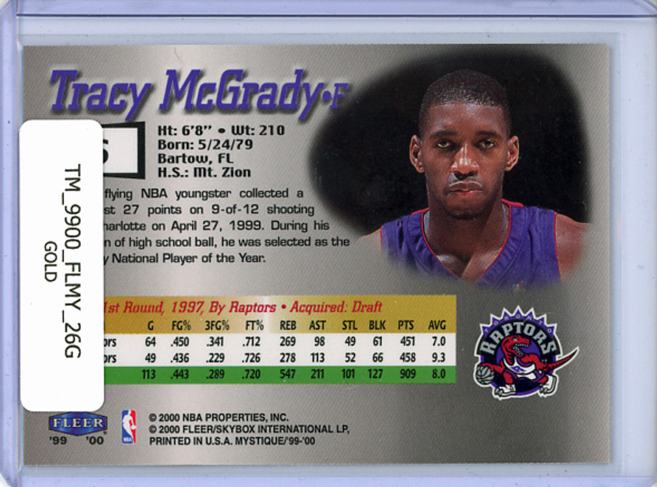 Tracy McGrady 1999-00 Mystique #26 Gold
