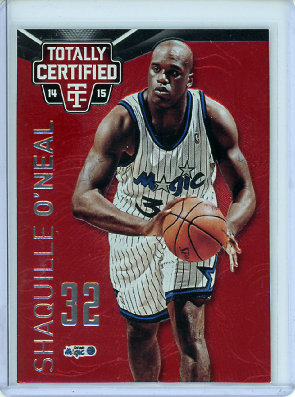 Shaquille O'Neal 2014-15 Totally Certified #121 Platinum Red (#132/279)