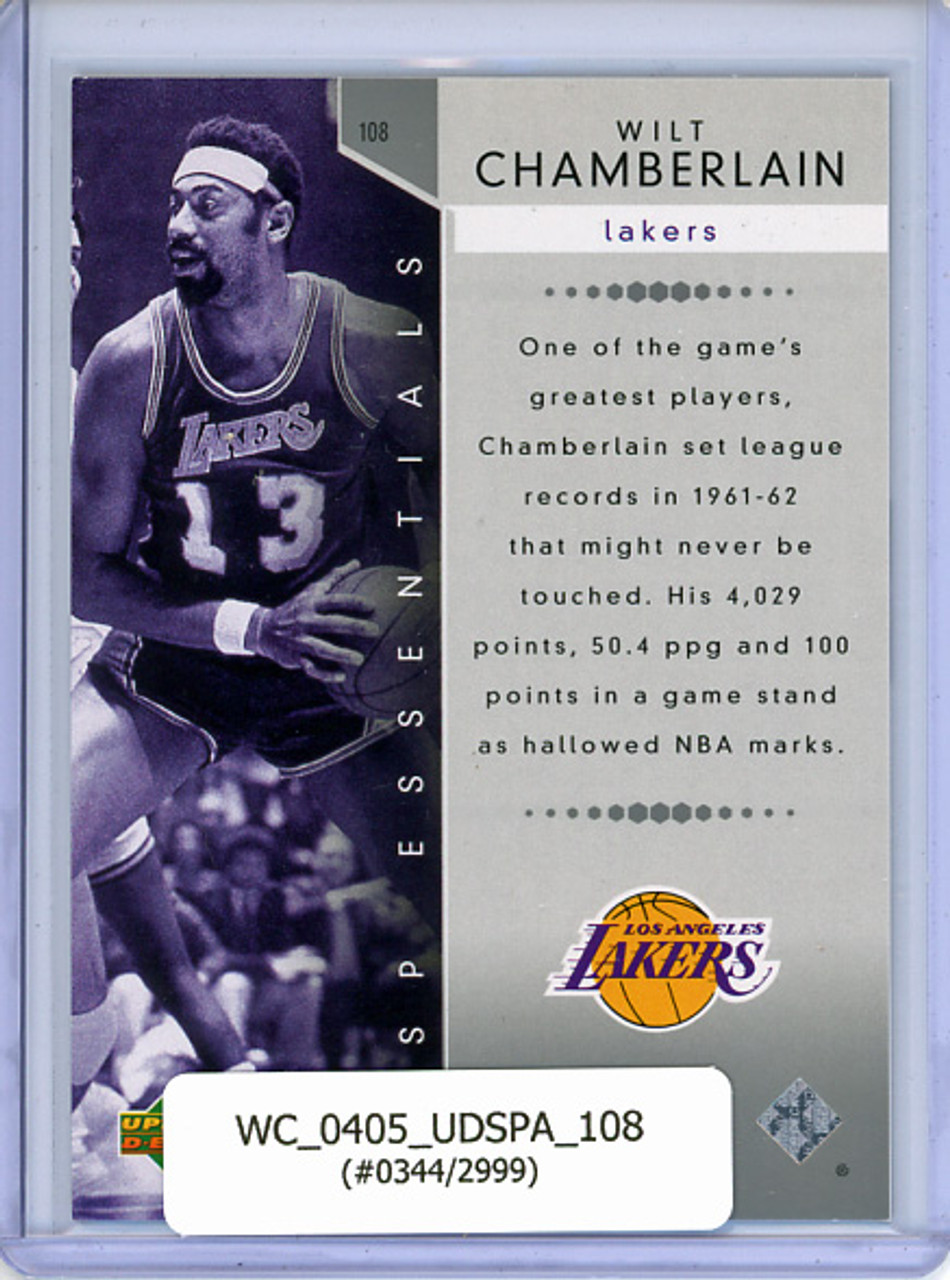 Wilt Chamberlain 2004-05 SP Authentic #108 SP Essentials (#0344/2999)