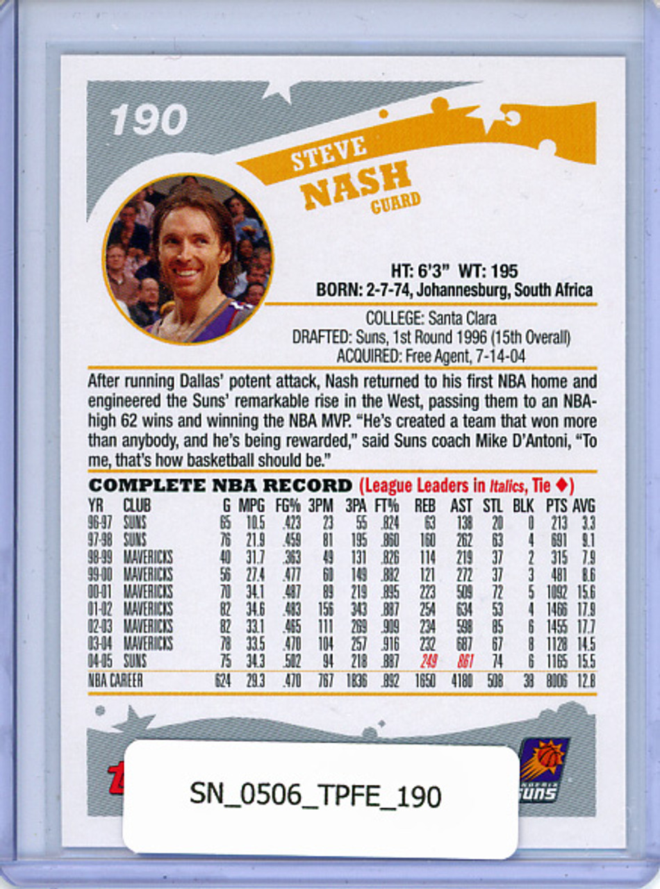 Steve Nash 2005-06 Topps First Edition #190