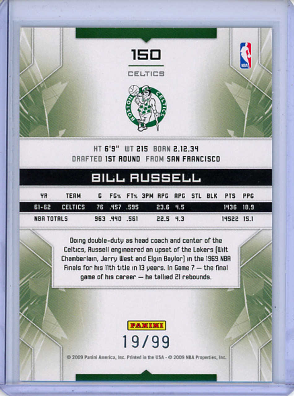Bill Russell 2009-10 Limited #150 (#19/99)