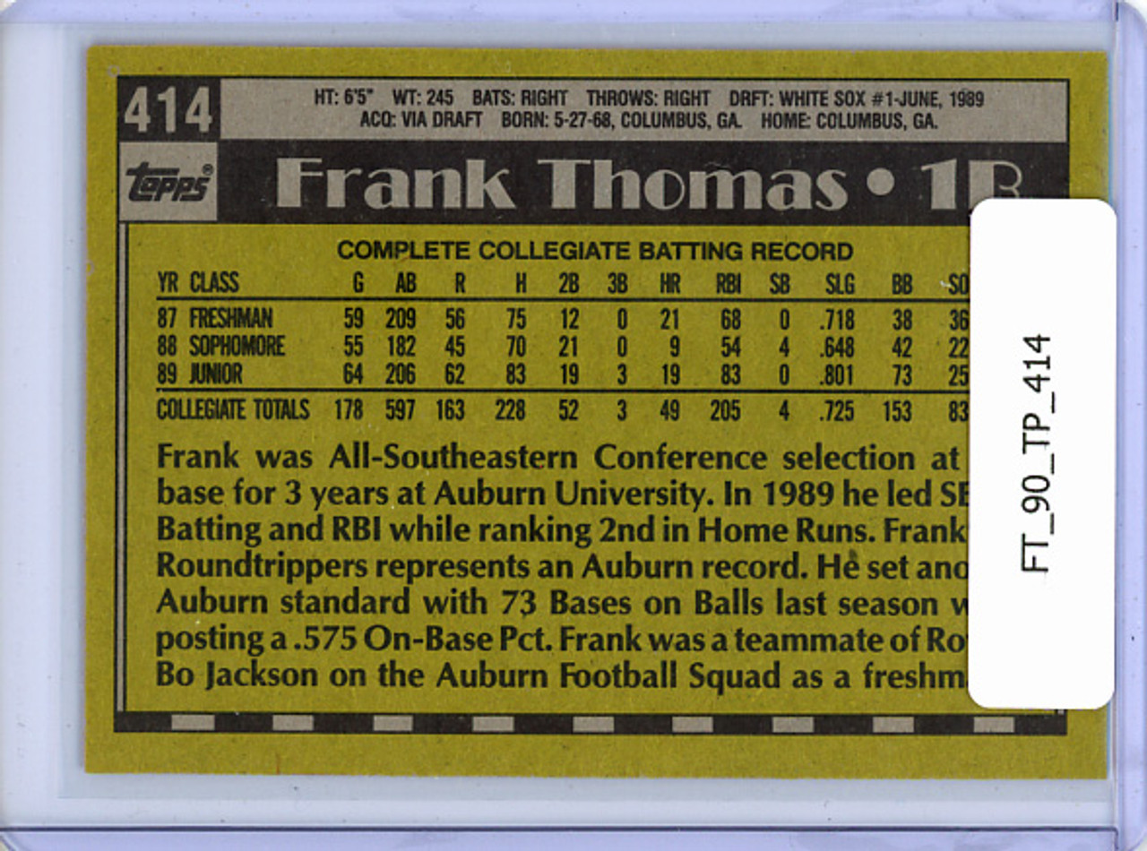 Frank Thomas 1990 Topps #414